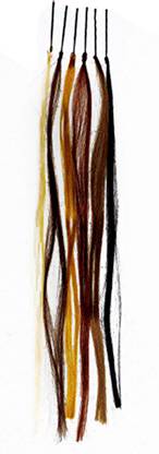 FOK Set of 6 Multi Color Party Highlights  Extensions Colorful  Streaks pieces (Multi) Hair Extension