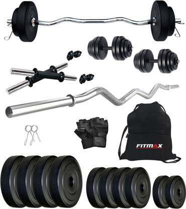 FITMAX 20 kg PVC COMBO 4-SL Home Gym Combo