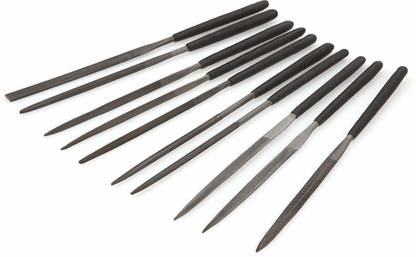 Mass Pro Carbon Steel ( 4x160 ) 10Pcs Needle File Set For Jewelers Diamond Wood Carving Crafts Hand Tools Knife Honer