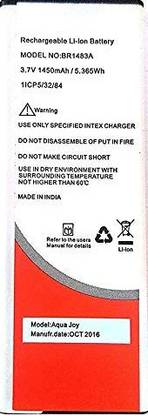 RJR Mobile Battery For  INTEX JOY 1450 mAh
