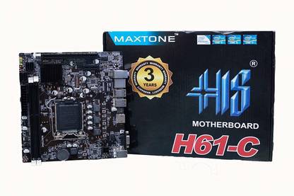 HIS H61-C / H61-M LGA 1155Socket Micro-ATX Intel H61 Express  Chipset DDR3 Motherboard for Desktop