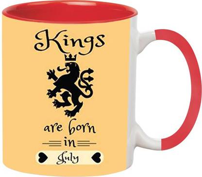 ARTBUG Born in July -920-Red Ceramic Coffee Mug