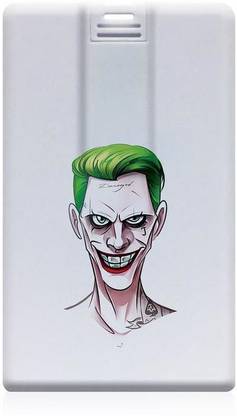 CRAZYINK Suicide Squad Joker Face 32 GB Pen Drive Compatible with Netbook, Gaming Console, Desktop Computer, Mobile, Tablet, Audio Player, Television, Laptop USB 2.0 Plastic Case
