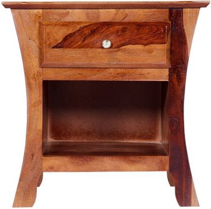 pipercrafts Sheesham Wood Solid Wood Bedside Table