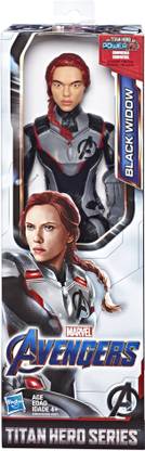 MARVEL Avengers Endgame Titan Hero Series Black Widow 12-Inch-Scale Super Hero Action Figure Toy with Titan Hero Power FX Port
