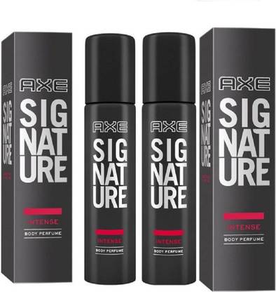 AXE SIGNATURE INTENSE BODY PERFUME 122 ML pack of 2 Deodorant Spray  -  For Men