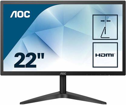 AOC 22B1HS 54.61 cm (21.5 inch) Full HD LED Backlit IPS Panel Monitor (22B1HS)