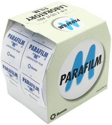 Divinext Parafilm Moisture Proof Sealing Film PM-996 All Purpose Laboratory Film Parafilm 4" x 125' Self Sealing Thermoplastic Semi-transparent, Flexible Sealing Film 4 Inch x 125 Feet 38 gsm Transparent Paper