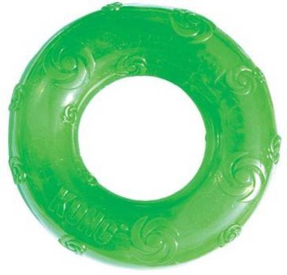 KONG Squeezz Ring Medium Rubber Chew Toy For Dog