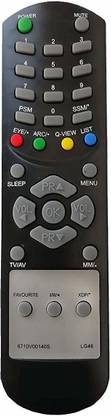 LipiWorld 46 6710V00140S CRT TV Remote Control Compatible for 6710V00140S  -Black LG Remote Controller