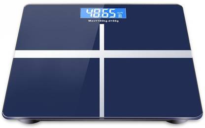 NIRVA Precision Bath Scale Electronic Digital Personal Bathroom Scale BackLit Display Step-On Technology, 180 KG Capacity Human Body Weight Machine ( Battery Included ) Weighing Scale