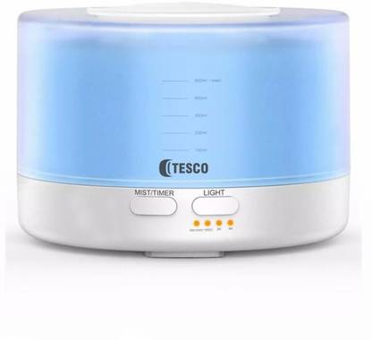 Tesco Room Cloud Mist Smart WiFi Humidifier Mobile App, Alexa, Google voice & Remote controlled Aroma Diffuser 500ml Humidifier