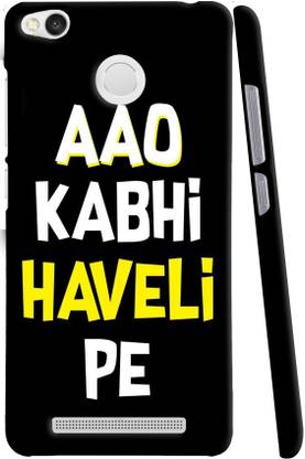 ADI Creations Back Cover for Mi Redmi 3S Prime