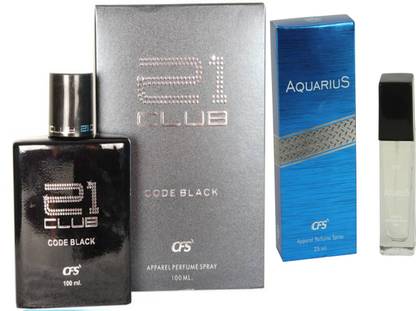 CFS 21 Club Ice Water Perfume 100 Ml + Aquarius Perfume 25Ml