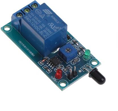 REES52 REES-1162 One Way 12V Flame Sensor Relay Module Fire Flame Detection Fire Alarm Micro Controller Board Electronic Hobby Kit