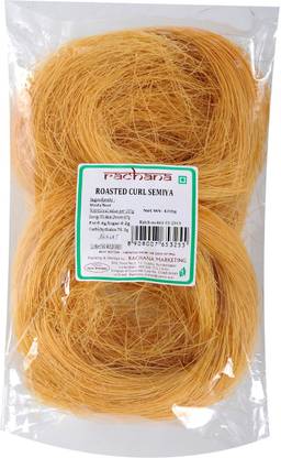 Rachana Roasted Curl Semiya (Vermicelli, 400 grams) Fryums