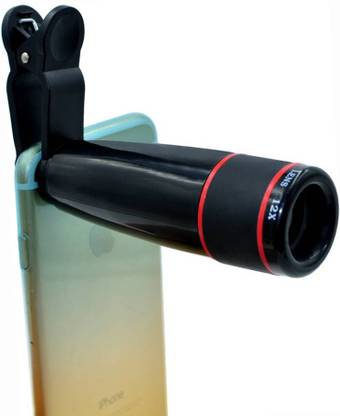 Odile 12X Optical Zoom Telescope Clip On Cell Phone Camera Lens for Smartphones Mobile Phone Lens