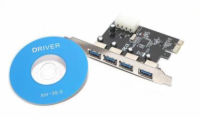 ANDTRONICS 4 Port USB 3.0 PCI Express Card up to 5 Gbps Speed, with 4-Pin Power Connector PCI-E Network Interface Card