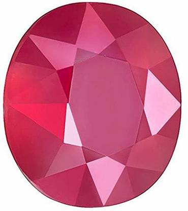 HARSHALI GEMS Ruby/Manik/Manikya Lab Certified Natural Rashi Ratan Gemstone for Astrological Purpose Ruby Mother of Pearl