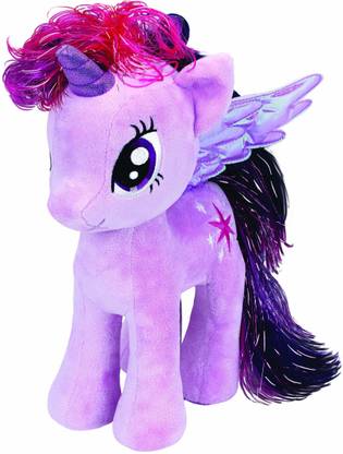 IndusBay Pony Theme unicorn Soft Toy Plush Pony 11" - Twilight Sparkle  - 11 inch