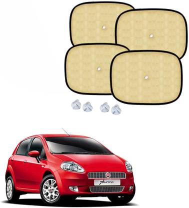 AdroitZ Rear Window, Side Window Sun Shade For Fiat Punto