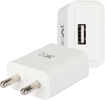boAt 2 A Wall Charger for Mobile with Detachable Cable