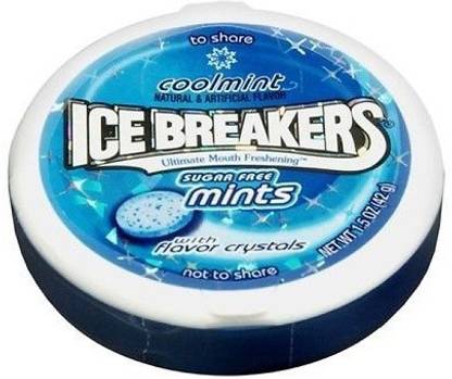 Ice Breaker Coolmint Sugar Free (Pack of 5) Mints Mouth Freshener