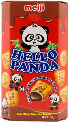 Meiji Hello Panda Imported Chocolate Biscuits (Pack Of 5) Truffles