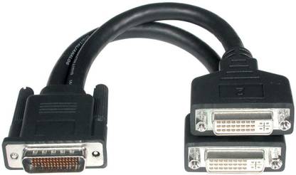 Mak World  TV-out Cable DMS-59 to Dual DVI Y Monitor Splitter Molex Cable for Dell HP