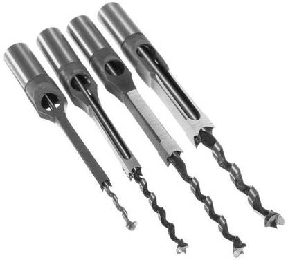 SBRMART Drill_450 Woodworking Square Hole Drill Bit Mortising Chisel Hole Saw Drill Bit - 12.7mm
