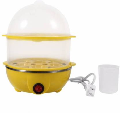 SKYFISH Double layer lovers egg boiler full stainless steel steaming bowl for 14 Eggs Multi-Function 2 Layer Electric Food and Egg Cooker Boilers & Steamer Egg Cooker