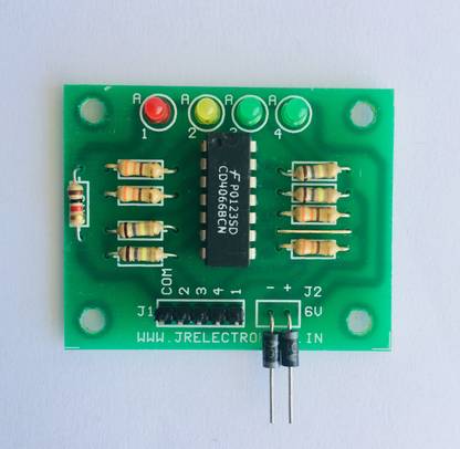 JR Electrokits Water Level indicator, Tank Level indicator works on 5-6V DC Micro Controller Board Electronic Hobby Kit