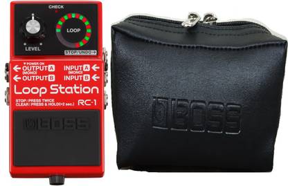 BOSS RC-1 Loop Station with Carry Pouch Guitar Processor