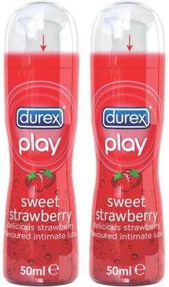 DUREX Play Lubricant (Pack of 2, Sweet Strawberry) Lubricant