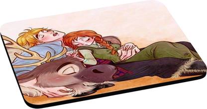 ANNI69 Elsa Sleeping With Her BF Best Selling Mouse Pad Non Slip Base Mousepad