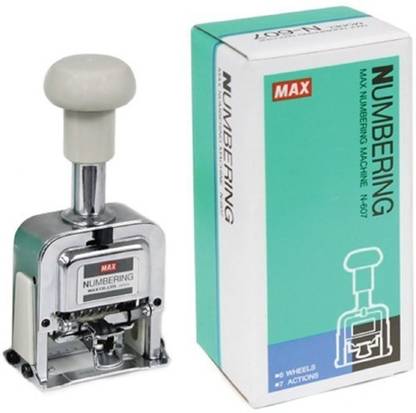 MAX Max numbering Machine N-607 6 Digit  Office Set
