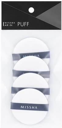 Missha Air in Puff 4 Pieces Pack - Ultimate Cushion Puff for makeup application