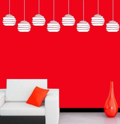 shine interiors Ball Wall Stencil Size 16*24 Inch Ball Stencil