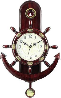 The Clock House Analog 45 cm X 30 cm Wall Clock