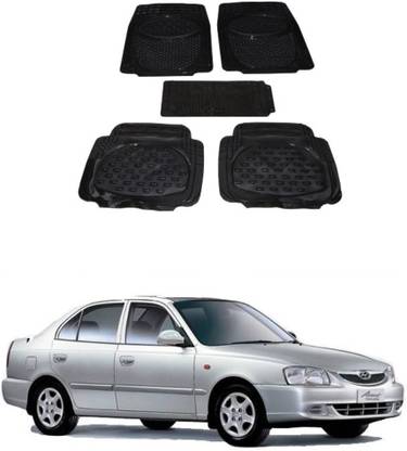 Autoxygen Rubber Standard Mat For  Hyundai Accent