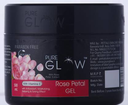 PURE GLOW ROSE PETAL FACIAL GEL