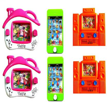 Reyansh Collection Puzzle Water Mobile Return Gift Toy Game For Kids- 6Pc's(Combo)