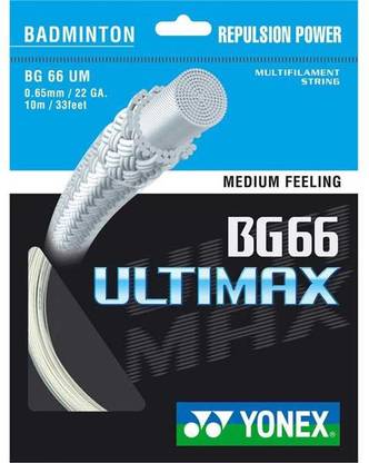 YONEX BG 66 ULTIMAX 0.65 Badminton String - 200 m