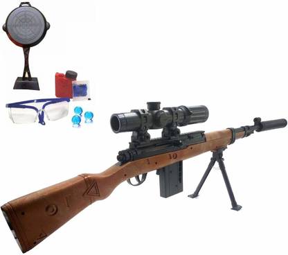 MV SUPER HUB PUBG Kar98K Classic Sniper Rifle Toy Gun - Real Scale Mercenary - with Laser Target Big Size PUBG Battleground Toy Gun Guns & Darts