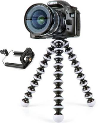 ZEDOFF PORTABLE handy mobile flexible Gorilla Soft (6 Inch ) Flexible Camera Video Camcorder Stand 1 kg Tripod, Monopod