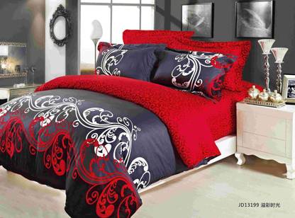 YUV 400 TC Cotton King Printed Fitted (Elastic) Bedsheet