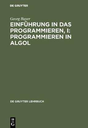 Einfuehrung in das Programmieren, I