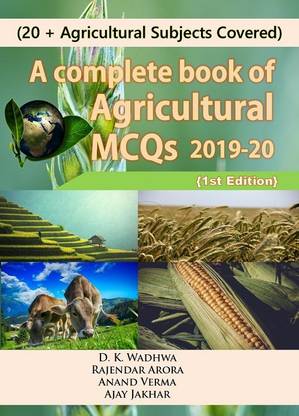 A complete book of Agricultural MCQs 2019-20