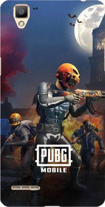 NDCOM Back Cover for Oppo F1 PUBG Mobile Game Printed