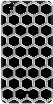 Smutty Back Cover for Yu Yureka, Yu Yureka Plus - Honeycomb Print